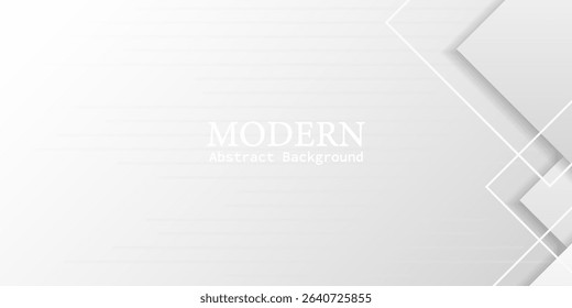 Abstract White Geometry Background. modern trendy design in vector Illustration