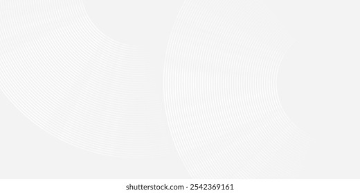 Abstract white glowing geometric lines on gray background nice art simple