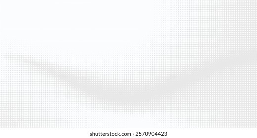 Abstract white glowing geometric lines on gray background. Modern shiny blue circle lines pattern. Futuristic technology concept. Suit for cover, poster, banner, brochure, header, website vector
