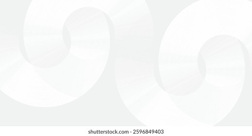 Abstract white glowing geometric lines on gray background. Modern shiny blue circle lines pattern. Futuristic technology concept. modern arts