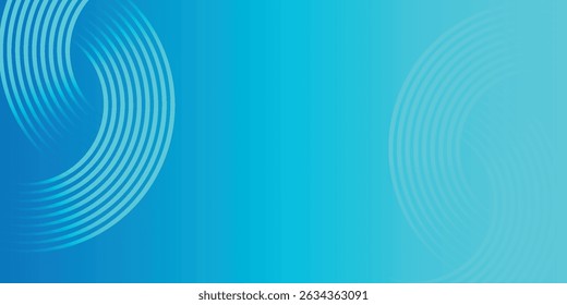 Linhas geométricas brilhantes em branco abstrato sobre fundo cinza. Padrão moderno de linhas de círculo azul brilhante. Conceito de tecnologia futurista. 