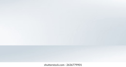 Abstract white glowing geometric lines on gray background. Modern shiny blue circle lines pattern. Futuristic technology concept simple art modern