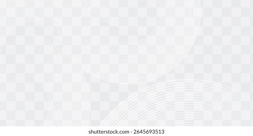 Abstract white glowing geometric lines on gray background. Modern shiny blue circle lines pattern. Futuristic technology concept.