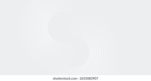 Abstrato branco brilhante linhas geométricas no fundo cinza.Eps10 vetor