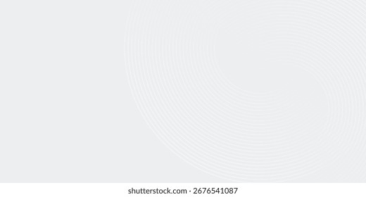 Abstract white glowing geometric lines on gray background. Texture modern simple