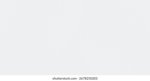 Abstract white glowing geometric lines on gray background. Futuristic modern simple good nice art