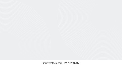 Abstract white glowing geometric lines on gray background. Futuristic modern simple good nice