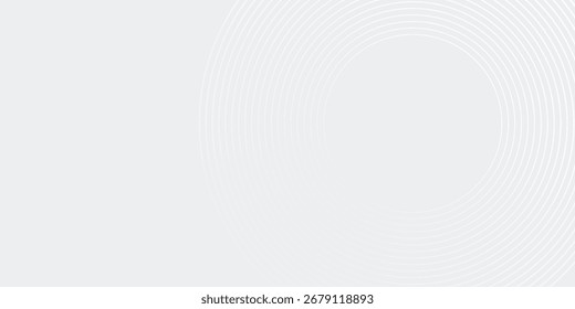 Abstract white glowing geometric lines on gray background. Modern shiny blue  poster line good illustrations vector