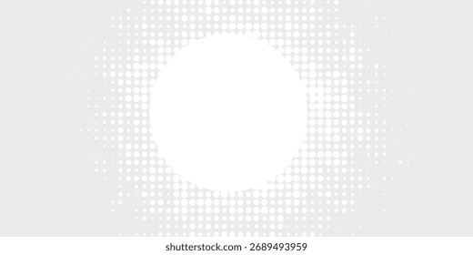 Abstract white glowing geometric lines on gray background. Modern shiny blue circle lines pattern. Futuristic modern illustration abstract