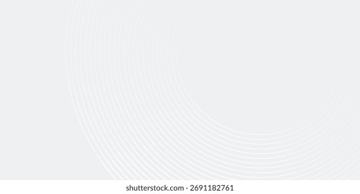 Abstract white glowing geometric lines on gray background texture. modern simple soft graphic gradient illustrations vector light nice