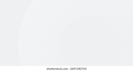 Linhas geométricas brilhantes em branco abstrato na textura cinza de fundo. ilustrações simples e modernas de gradiente gráfico suave