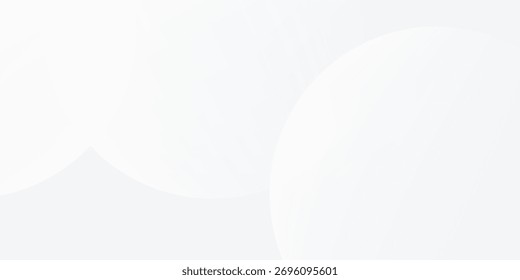 Abstract white glowing geometric lines on gray background. Modern shiny blue circle lines pattern. Futuristic technology concept. Suit for cover, poster, banner, brochure, header, vector modern