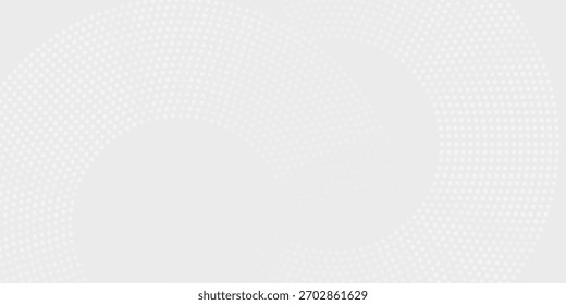 Líneas geométricas brillantes blancas Abstractas sobre fondo gris. Moderno patrón de líneas de círculo azul brillante. Concepto de tecnología futurista. Traje para la cubierta, cartel,