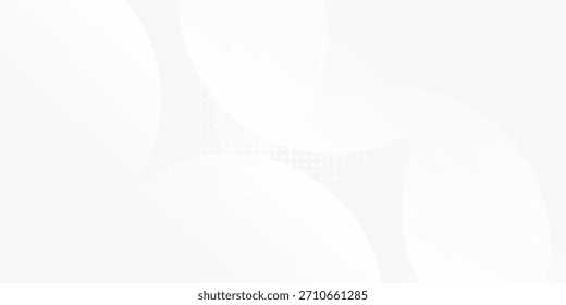 Líneas geométricas brillantes blancas Abstractas sobre fondo gris. Moderno patrón de líneas de círculo azul brillante. Concepto de tecnología futurista. Traje para la cubierta, cartel, Anuncio, folleto, cabecera, Vector moderno