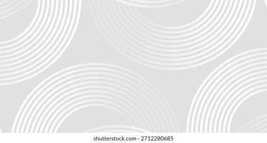 Líneas geométricas brillantes blancas Abstractas sobre fondo gris.