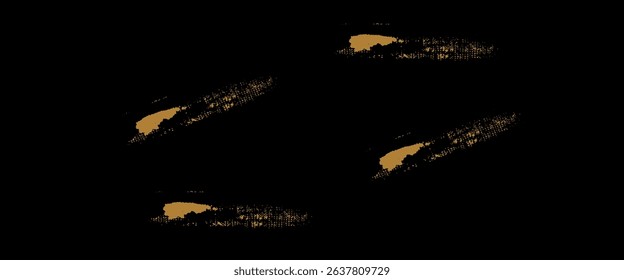 Abstract White and Gold Brush Texture Background with Halftone Effect. Brushstroke Illustration for Banners, Posters or Sports.