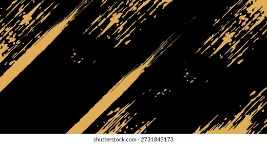 Fondo Abstractas de la textura del cepillo del blanco y del oro con efecto del semitono. Vector, diseño, 