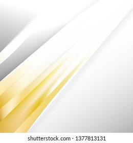 Abstract White and Gold Graphic Background