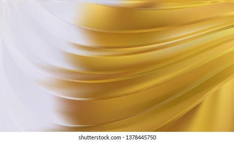 Abstract White and Gold Graphic Background