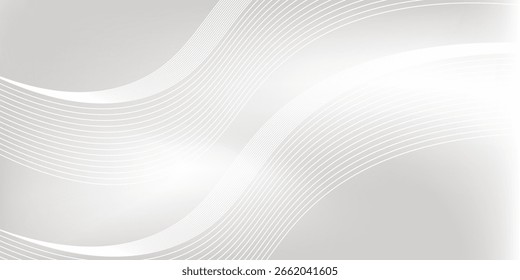 abstract white gradient background with lines	
