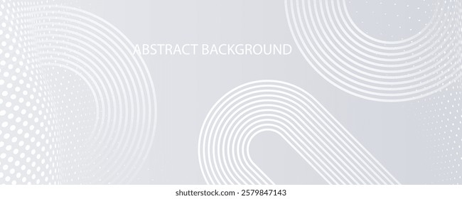 abstract white gradient color background with curve and swirl lines 