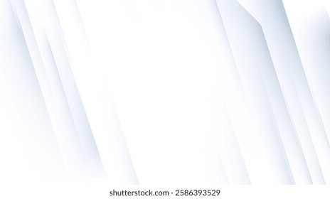 abstract white gradient color background with curve and swirl lines 