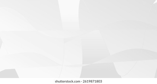abstract white gradient color background with curve and swirl lines decoration