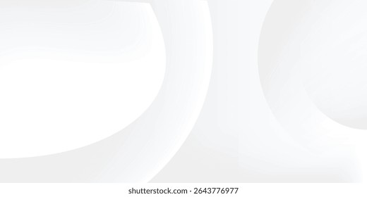 fundo de cor de gradiente branco abstrato com curva e decoração de linhas de redemoinho