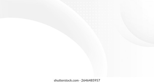 abstract white gradient color background with curve and swirl lines decoration.vector eps10