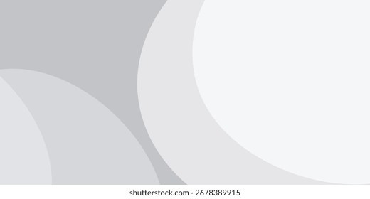 abstract white gradient color background with curve and swirl lines decoration
