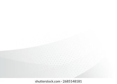 abstract white gradient color background with curve and swirl lines 