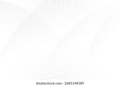 abstract white gradient color background with curve and swirl lines 