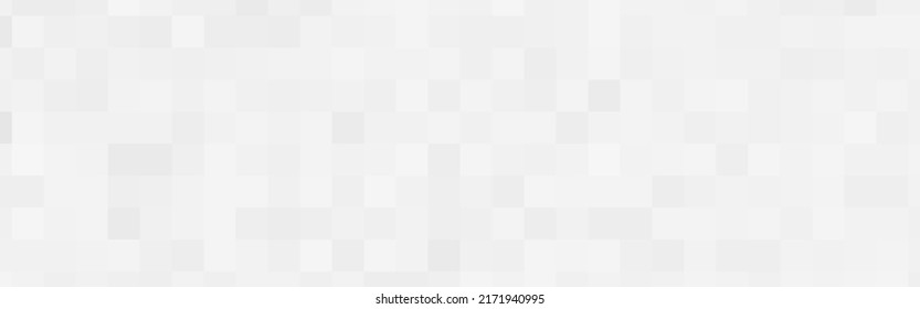 Resumen de cuadrados de gradiente blanco, fondo del cartel de mosaico. Ilustración vectorial.