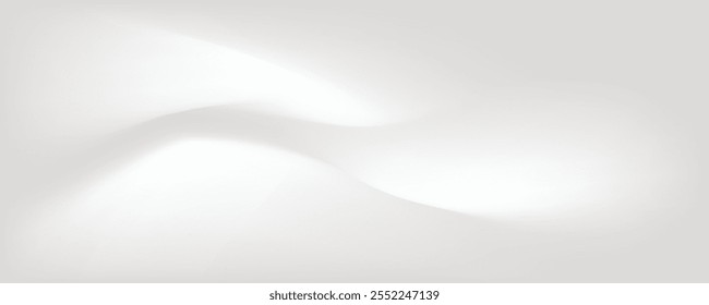 Abstract white gradient vector background