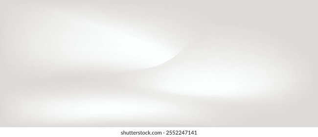 Abstract white gradient vector background