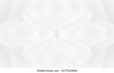 Abstract white graphic design presentation background web template. White and gray gradient abstract geometric background. Vector illustration.