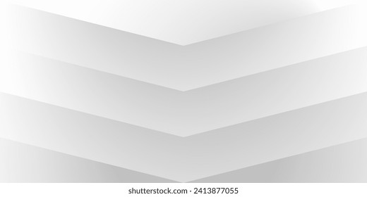Resumen de fondo moderno con flecha blanca y gris. patrón blanco de textura. ilustración vectorial