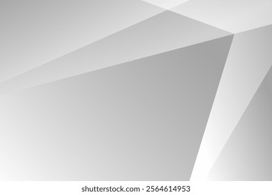 Abstract white and gray arrow shape glass modern vector background. texture white pattern	