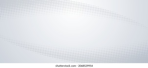 Resumen de fondo blanco y gris Diseño de fondo de trama de semitono moderno