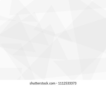 Abstract white and gray background. Can be used in cover design, book design, website background, CD cover, advertising. Vector illustration.