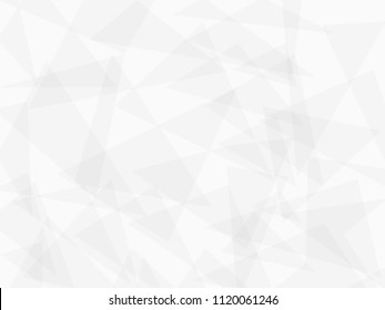 Abstract white and gray background. Can be used in cover design, book design, website background, CD cover, advertising. Vector illustration.