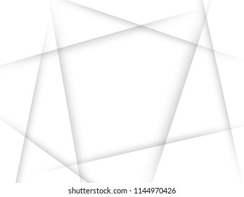 Abstract white and gray background. Can be used in cover design, book design, website background, CD cover, advertising. Vector illustration.