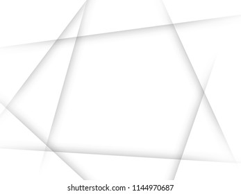 Abstract white and gray background. Can be used in cover design, book design, website background, CD cover, advertising. Vector illustration.