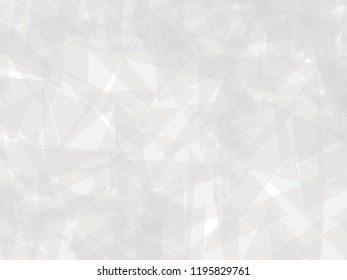 Abstract white and gray background. Can be used in cover design, book design, website background, CD cover, advertising. Vector illustration.