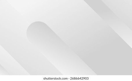 Abstract white and gray background. can be used for banner, layout, annual report, web design. Eps10 vector