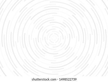 Abstract white and gray background. circle shape line design. vector Illustration