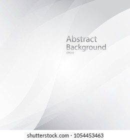 Abstract white and gray Background with copy space