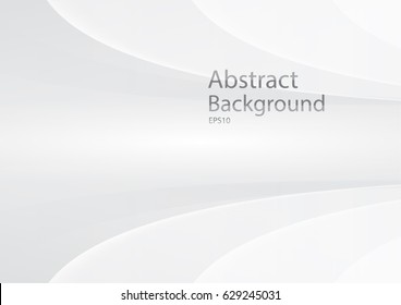 Abstract white and gray Background with copy space