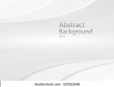 Abstract white and gray Background with copy space