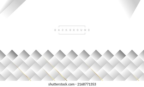 Abstrakte, weiße und graue Hintergrund-Designvorlage